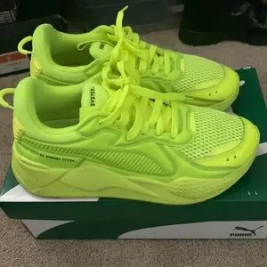 Puma Shoes Neon Green Pumas Poshmark